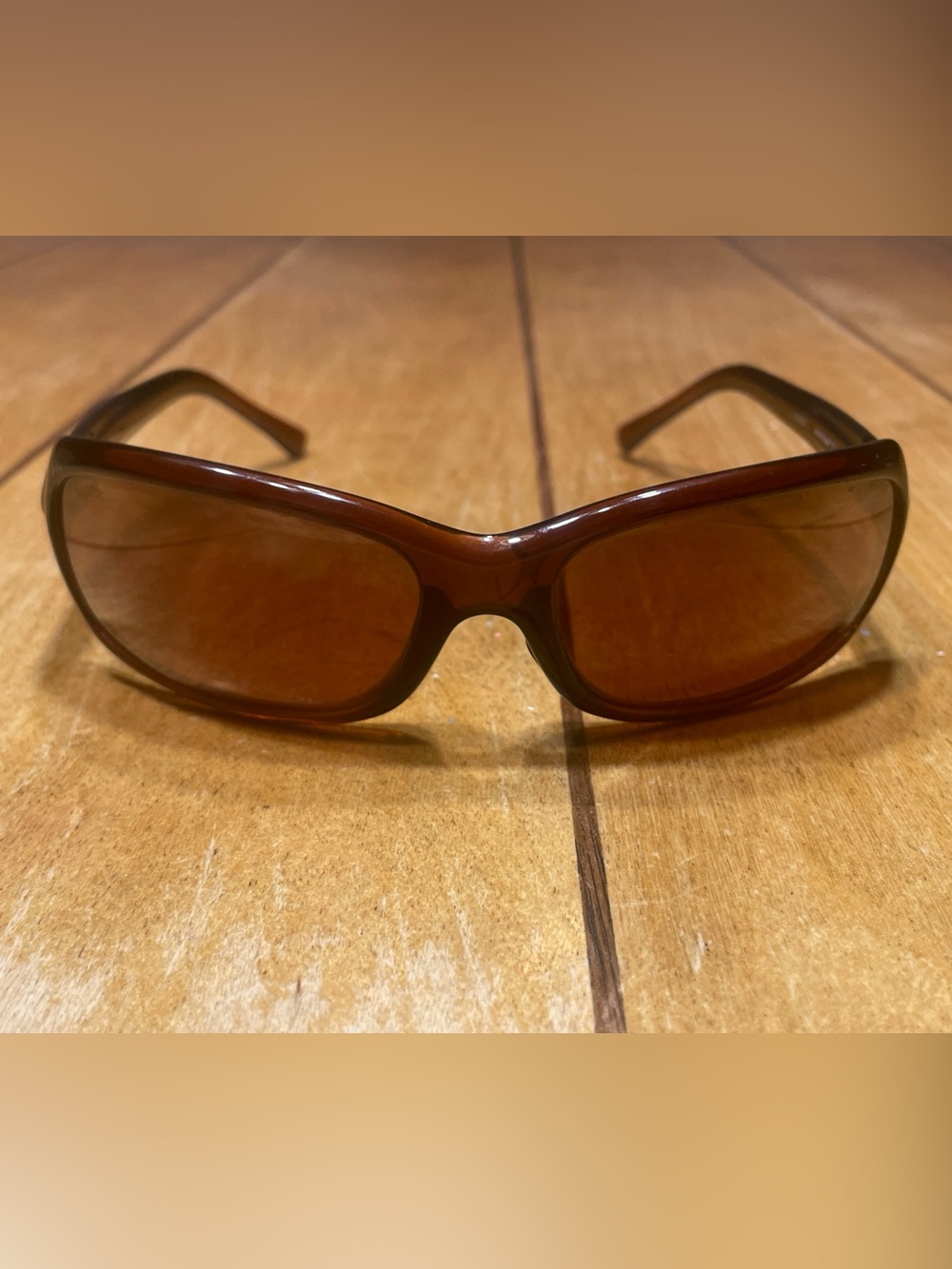 Maui Jim Lagoon MJ 189-26 Cherry Tort DGM Polarized Wraps Sunglasses
